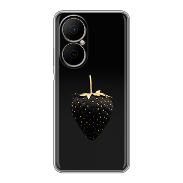 Силиконовый чехол на Huawei Nova Y73 с принтом Черная клубника Силиконовый чехол на Huawei Nova Y73 с принтом Черная клубника