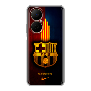 Силиконовый чехол на Huawei Nova Y73 с принтом Барселона Barcelona