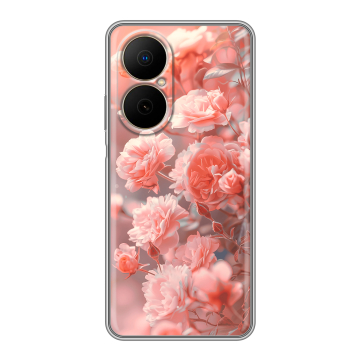 Силиконовый чехол на Huawei Nova Y73 с принтом Розы цветы Силиконовый чехол на Huawei Nova Y73 с принтом Розы цветы