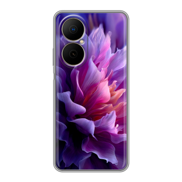 Силиконовый чехол на Huawei Nova Y73 с принтом женский цветы Силиконовый чехол на Huawei Nova Y73 с принтом женский цветы