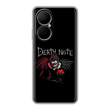 Силиконовый чехол на Huawei Nova Y73 с принтом Death note Тетрадь смерти Силиконовый чехол на Huawei Nova Y73 с принтом Death note Тетрадь смерти