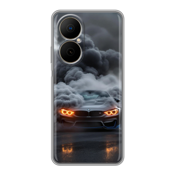 Силиконовый чехол на Huawei Nova Y73 с принтом BMW БМВ Силиконовый чехол на Huawei Nova Y73 с принтом BMW БМВ