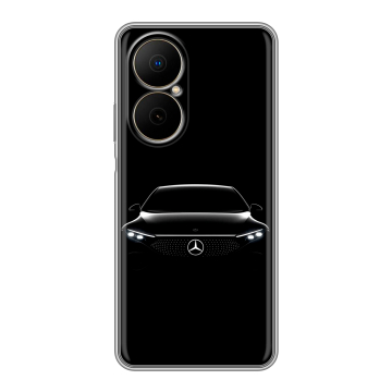 Силиконовый чехол на Huawei Nova Y73 с принтом Mercedes Мерседес Силиконовый чехол на Huawei Nova Y73 с принтом Mercedes Мерседес