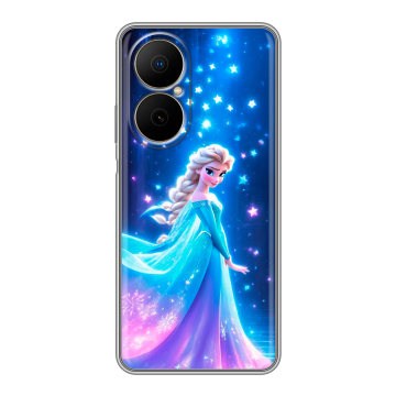 Силиконовый чехол на Huawei Nova Y73 с принтом Холодное сердце Frozen Силиконовый чехол на Huawei Nova Y73 с принтом Холодное сердце Frozen