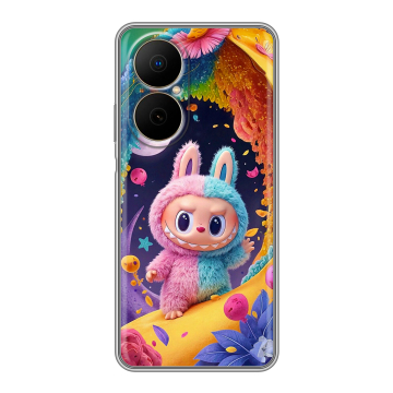 Силиконовый чехол на Huawei Nova Y73 с принтом Labubu Лабубу Силиконовый чехол на Huawei Nova Y73 с принтом Labubu Лабубу