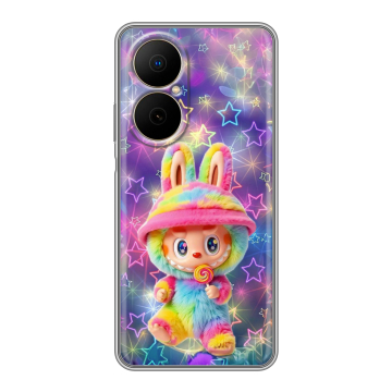 Силиконовый чехол на Huawei Nova Y73 с принтом Labubu Лабубу Силиконовый чехол на Huawei Nova Y73 с принтом Labubu Лабубу