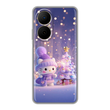Силиконовый чехол на Huawei Nova Y73 с принтом Новый год Силиконовый чехол на Huawei Nova Y73 с принтом Новый год