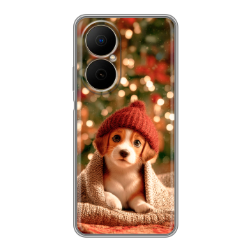 Силиконовый чехол на Huawei Nova Y73 с принтом Новый год Силиконовый чехол на Huawei Nova Y73 с принтом Новый год