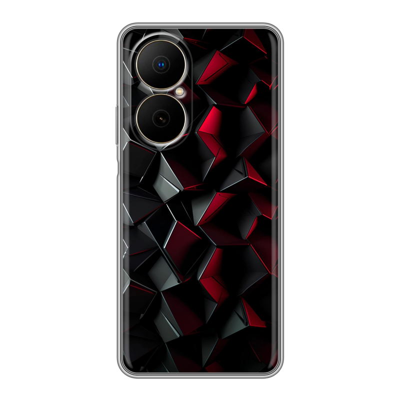 Силиконовый чехол на Huawei Nova Y73 с принтом Абстракция Силиконовый чехол на Huawei Nova Y73 с принтом Абстракция