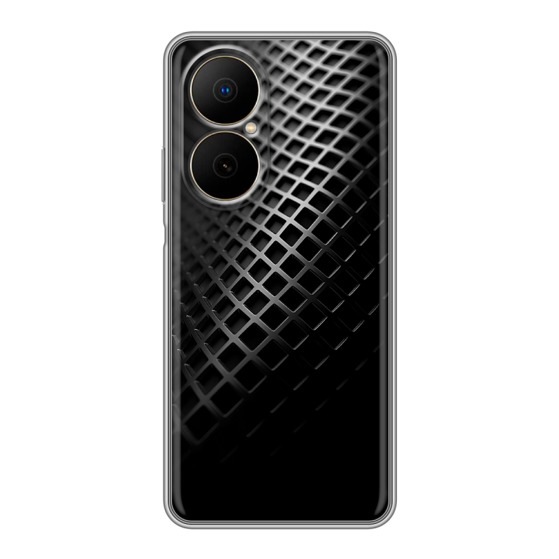 Силиконовый чехол на Huawei Nova Y73 с принтом Текстура металла Силиконовый чехол на Huawei Nova Y73 с принтом Текстура металла