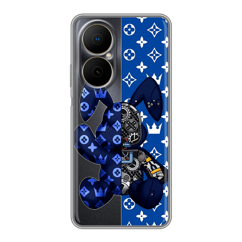 Силиконовый чехол на Huawei Nova Y73 с принтом Луи робот Силиконовый чехол на Huawei Nova Y73 с принтом Луи робот