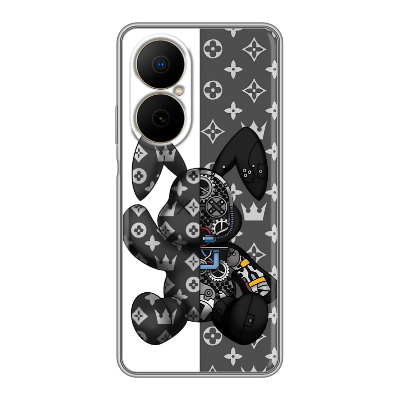 Силиконовый чехол на Huawei Nova Y73 с принтом Луи робот Силиконовый чехол на Huawei Nova Y73 с принтом Луи робот