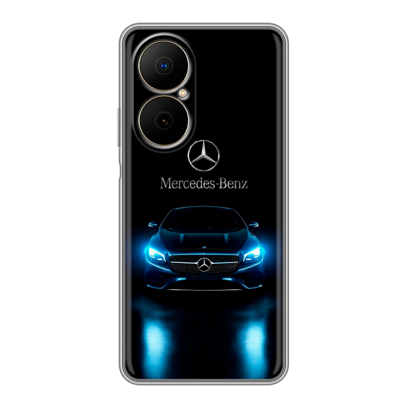 Силиконовый чехол на Huawei Nova Y73 с принтом Mercedes Мерседес Силиконовый чехол на Huawei Nova Y73 с принтом Mercedes Мерседес