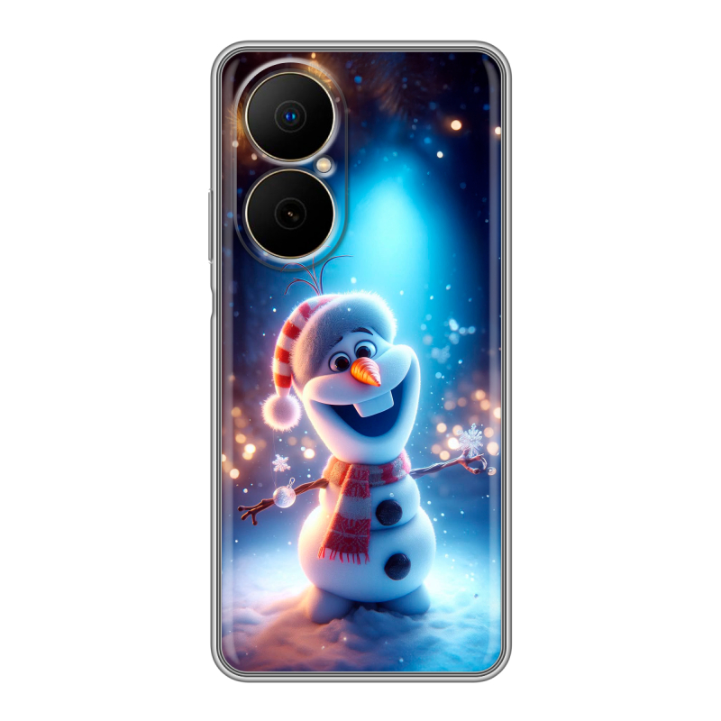 Силиконовый чехол на Huawei Nova Y73 с принтом Новый год Силиконовый чехол на Huawei Nova Y73 с принтом Новый год
