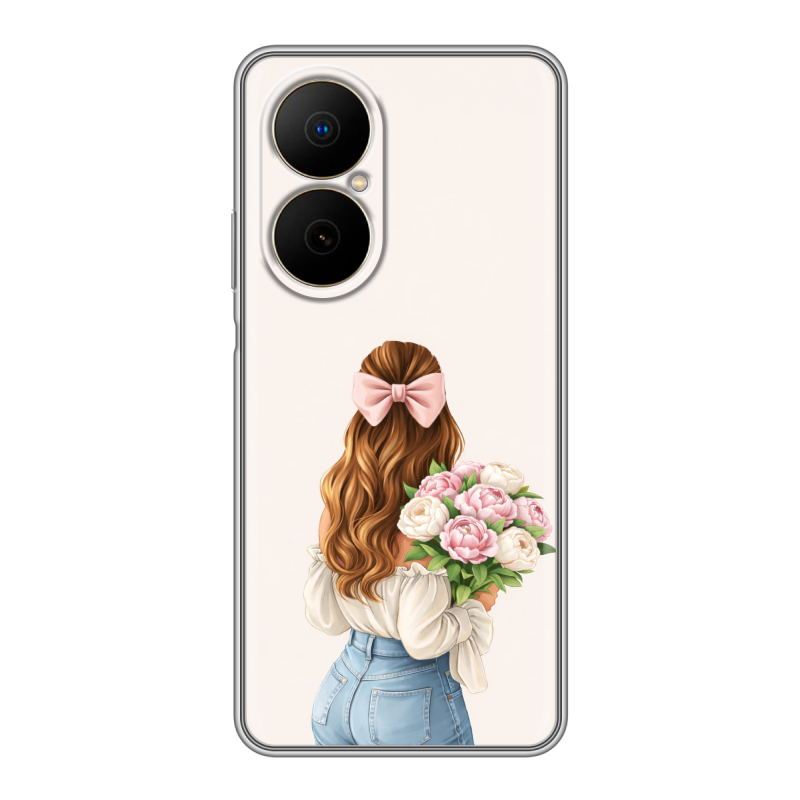 Силиконовый чехол на Huawei Nova Y73 с принтом женский Силиконовый чехол на Huawei Nova Y73 с принтом женский