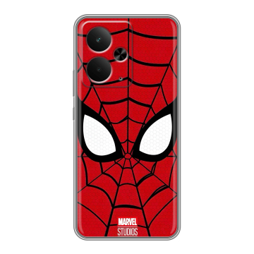 Силиконовый чехол на Realme 14 5G с принтом человек паук spiderman Силиконовый чехол на Realme 14 5G с принтом человек паук spiderman