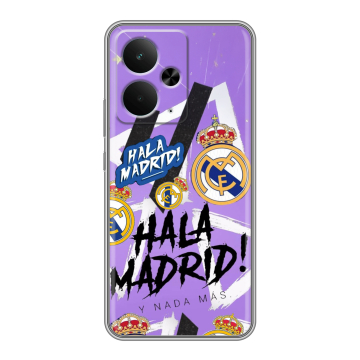 Силиконовый чехол на Realme 14 5G с принтом Real Madrid Реал Мадрид