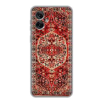 Силиконовый чехол на Motorola Moto G55 с принтом Ковер