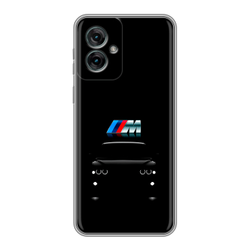 Силиконовый чехол на Motorola Moto G55 с принтом БМВ BMW