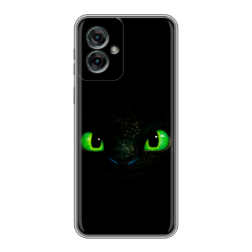 Силиконовый чехол на Motorola Moto G55 с принтом Как приручить дракона