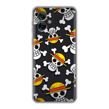 Силиконовый чехол на Motorola Moto G55 с принтом One Piece Ван Пис