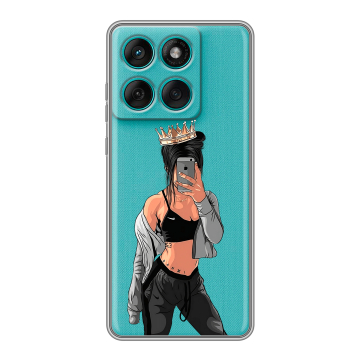 Силиконовый чехол на Motorola Edge 60 Fusion с принтом Женские принты Силиконовый чехол на Motorola Edge 60 Fusion с принтом Женские принты