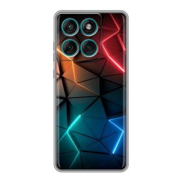 Силиконовый чехол на Motorola Edge 60 Fusion с принтом Абстракция неон Силиконовый чехол на Motorola Edge 60 Fusion с принтом Абстракция неон