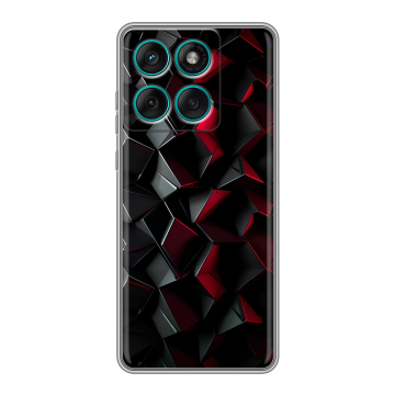 Силиконовый чехол на Motorola Edge 60 Fusion с принтом Абстракция