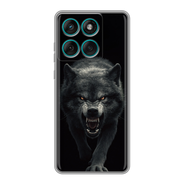 Силиконовый чехол на Motorola Edge 60 Fusion с принтом Волк