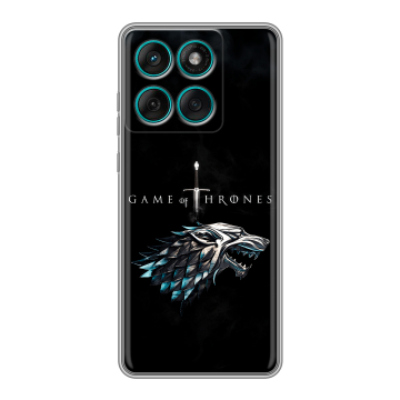 Силиконовый чехол на Motorola Edge 60 Fusion с принтом Игра Престолов Game Thrones