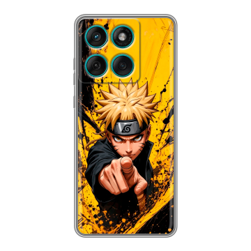 Силиконовый чехол на Motorola Edge 60 Fusion с принтом Naruto Наруто