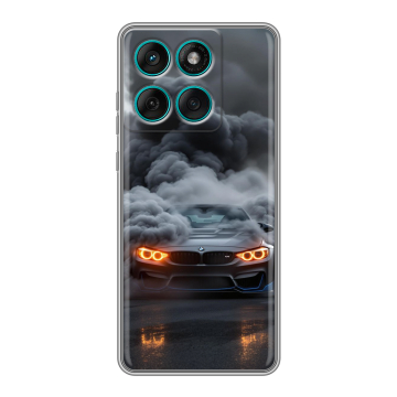 Силиконовый чехол на Motorola Edge 60 Fusion с принтом BMW БМВ Силиконовый чехол на Motorola Edge 60 Fusion с принтом BMW БМВ
