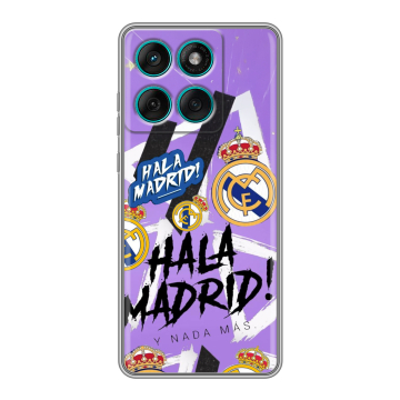 Силиконовый чехол на Motorola Edge 60 Fusion с принтом Real Madrid Реал Мадрид