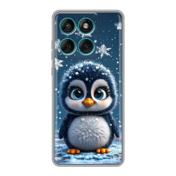 Силиконовый чехол на Motorola Edge 60 Fusion с принтом Новый год