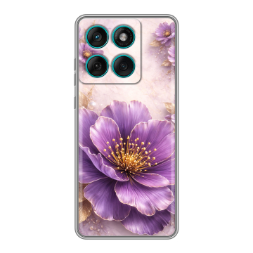 Силиконовый чехол на Motorola Edge 60 Fusion с принтом женский