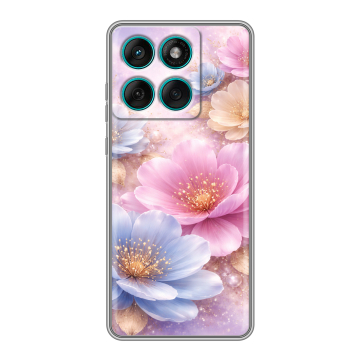 Силиконовый чехол на Motorola Edge 60 Fusion с принтом женский