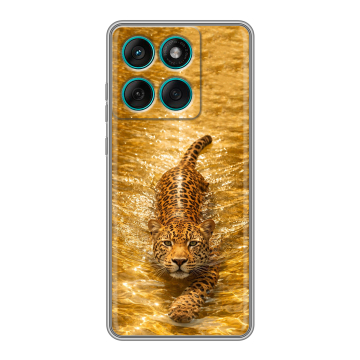 Силиконовый чехол на Motorola Edge 60 Fusion с принтом женский