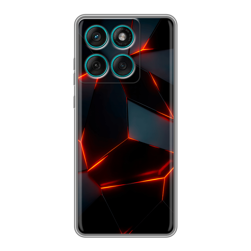 Силиконовый чехол на Motorola Edge 60 Fusion с принтом Яркие абстракции Силиконовый чехол на Motorola Edge 60 Fusion с принтом Яркие абстракции