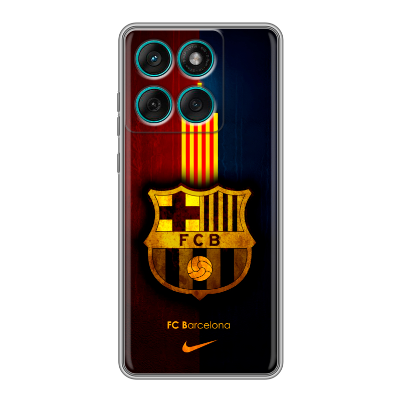 Силиконовый чехол на Motorola Edge 60 Fusion с принтом Барселона Barcelona Силиконовый чехол на Motorola Edge 60 Fusion с принтом Барселона Barcelona