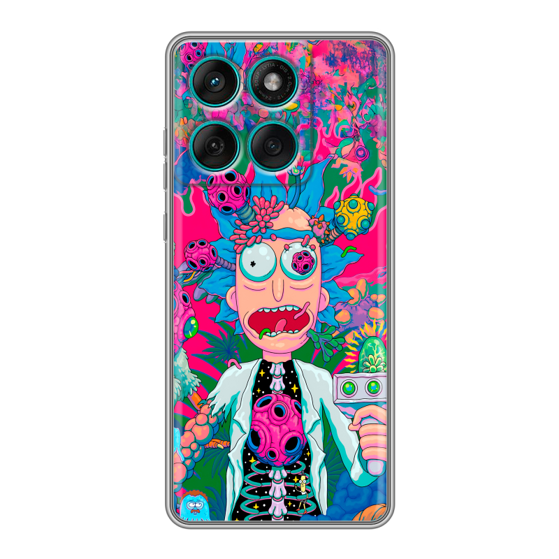 Силиконовый чехол на Motorola Edge 60 Fusion с принтом Рик и Морти Rick Morty Силиконовый чехол на Motorola Edge 60 Fusion с принтом Рик и Морти Rick Morty