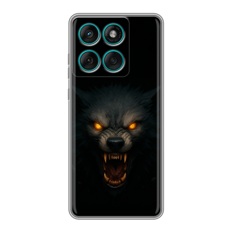 Силиконовый чехол на Motorola Edge 60 Fusion с принтом Волк Силиконовый чехол на Motorola Edge 60 Fusion с принтом Волк