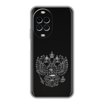 Силиконовый чехол на Huawei Nova 14 с принтом Герб России