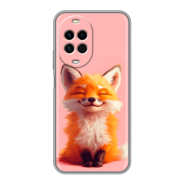 Силиконовый чехол на Huawei Nova 14 с принтом милая лиса