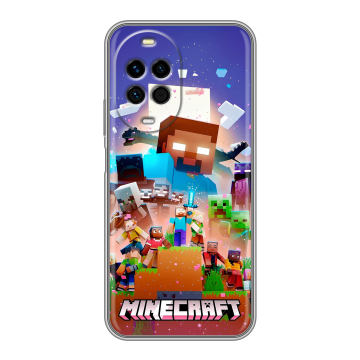 Силиконовый чехол на Huawei Nova 14 с принтом Майнкрафт Minecraft