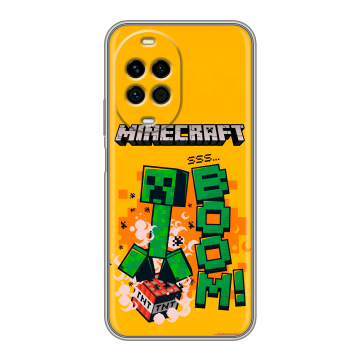 Силиконовый чехол на Huawei Nova 14 с принтом Майнкрафт Minecraft