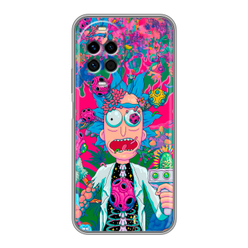 Силиконовый чехол на Huawei Nova 14 с принтом Рик и Морти Rick Morty