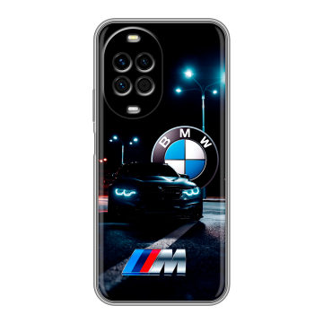 Силиконовый чехол на Huawei Nova 14 с принтом БМВ BMW