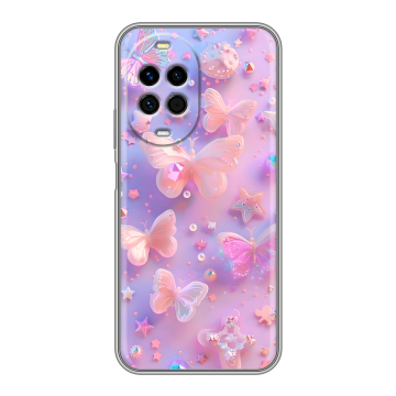 Силиконовый чехол на Huawei Nova 14 с принтом Бабочки