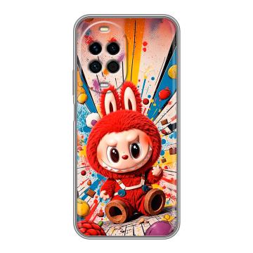 Силиконовый чехол на Huawei Nova 14 с принтом Labubu Лабубу