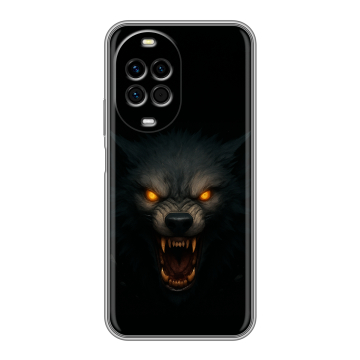 Силиконовый чехол на Huawei Nova 14 с принтом Волк